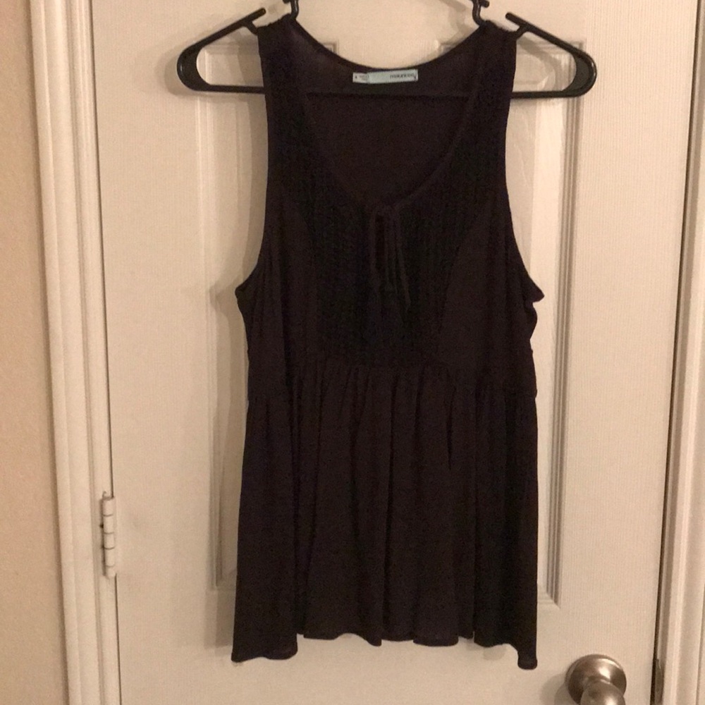 Maurice’s black tank top blouse